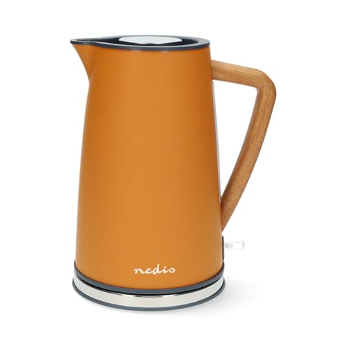 Wasserkocher - 1.7 l - Soft-Touch - Orange - Um 360 Grad drehbar - Verdecktes Heizelement - Strix Controller - Boil-dry protection Wasserkocher - 1.7 l - Soft-Touch - Orange - Um 360 Grad drehbar - Verdecktes Heizelement - Strix Controller - Boil-dry protection von NEDIS