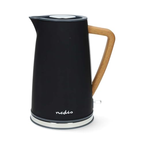 Wasserkocher - 1.7 l - Soft-Touch - Schwarz - Um 360 Grad drehbar - Verdecktes Heizelement - Strix Controller - Boil-dry protection Wasserkocher - 1.7 l - Soft-Touch - Schwarz - Um 360 Grad drehbar - Verdecktes Heizelement - Strix Controller - Boil-dry protection von NEDIS