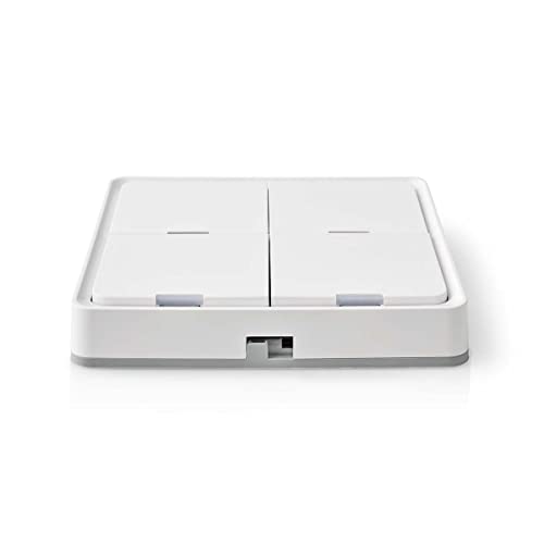 SmartLife Wandschalter - Zigbee 3.0 - Wandhalterung - Android/IOS - Kunststoff - Weiss von NEDIS