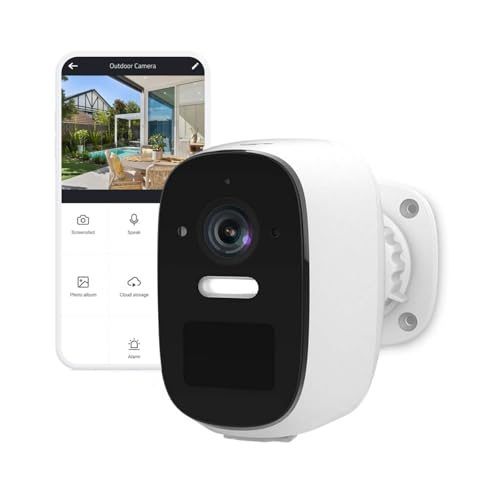 SmartLife Außenkamera | Wi-Fi | Spotlight | 4MP Quad HD 1440p / 2560x1440 | IP66 | Max. Batterie-Lebensdauer: 10 Monate | Cloud Storage (optional) / microSD (not enthalten) | 5 V DC | mit Bewegungssen von NEDIS