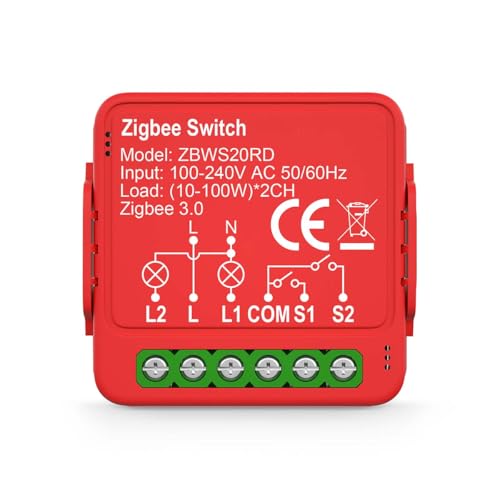 SmartLife Power Switch - Zigbee 3.0-2x100 W - Terminal Anschluß - App erhältlich für: Android/IOS SmartLife Power Switch - Zigbee 3.0-2x100 W - Terminal Anschluß - App erhältlich für: Android/IOS von NEDIS