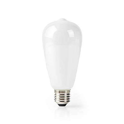 NEDIS Smartlife LED Filament Lampe | Wi-Fi | E27 | 500 lm | 5 W | Warmweiss | 2700 K | Glas | AndroidT/IOS | ST64 von NEDIS
