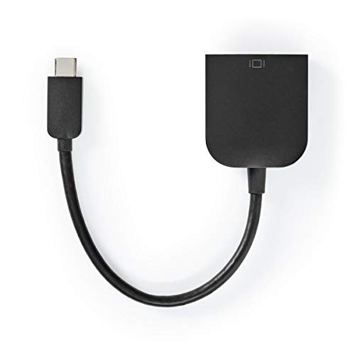 USB Adapter | USB 3.2 Gen 1 | USB-CT Male | VGA Female | 5 Gbps | 0.20 m | Round | Nickel Plated | PVC | Black | Polybag USB Adapter | USB 3.2 Gen 1 | USB-CT Male | VGA Female | 5 Gbps | 0.20 m | Round | Nickel Plated | PVC | Black | Polybag von NEDIS