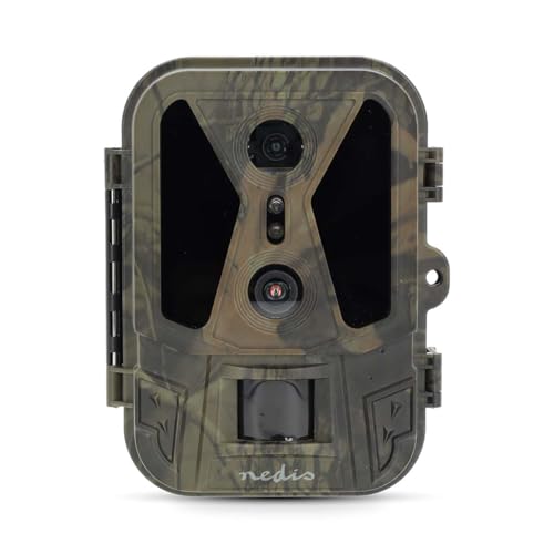 Wildlife Kamera - 4K@10fps - 50 MPixel - 8 MPixel CMOS - IP65 - Schwarz No-Glow IR - Nachtsicht - Blickwinkel: 100 ° - Bewegungssensor - Erfassungswinkel: 120 ° - Erfassungsbereich: 25 m von NEDIS