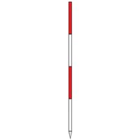 Nedo - gebraucht] Fluchtstab Stab Stahlrohr Fluchtstange Länge 2m Pvc Ummantelung Steckbar B-Ware von NEDO