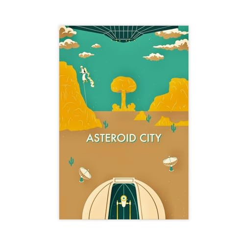 NEDOES Asteroid City Filmposter Leinwand Poster Wandkunst Dekor Druck Bild Gemälde für Wohnzimmer Schlafzimmer Dekoration ungerahmt 30 x 45 cm NEDOES Asteroid City Filmposter Leinwand Poster Wandkunst Dekor Druck Bild Gemälde für Wohnzimmer Schlafzimmer Dekoration ungerahmt 30 x 45 cm von NEDOES