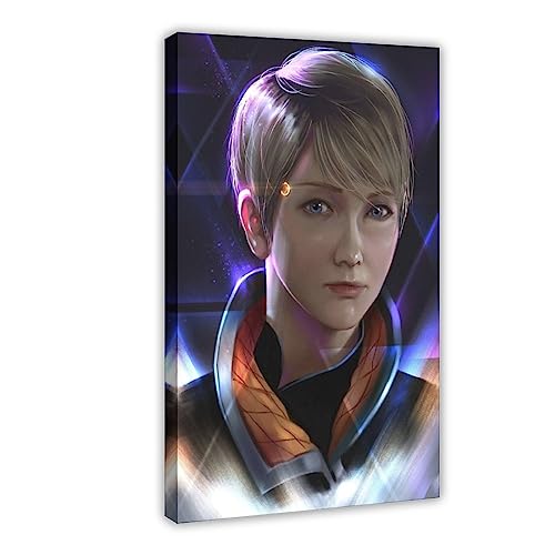 NEDOES Detroit Become Human Poster 2 Leinwand Poster Wandkunst Dekor Druck Bild Gemälde für Wohnzimmer Schlafzimmer Dekoration Rahmenstil 20 x 30 cm von NEDOES