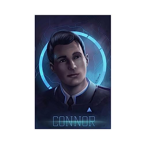 NEDOES Detroit Become Human Poster 6 Leinwand Poster Schlafzimmer Dekor Sport Landschaft Büro Zimmer Dekor Geschenk ungerahmt 30 x 45 cm von NEDOES