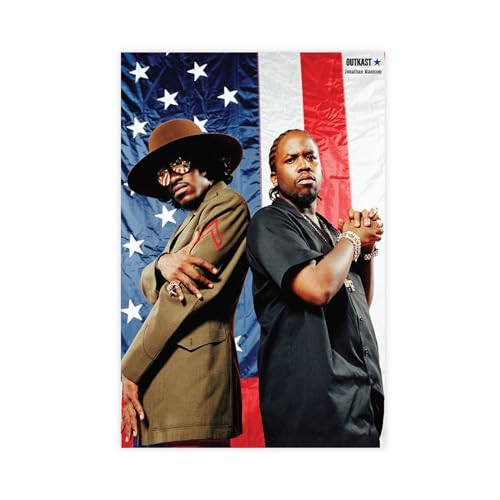 NEDOES OUTKAST Stankonia Hip Hop Duo Album Musik Poster Leinwand Poster Wandkunst Dekor Druck Bild Gemälde für Wohnzimmer Schlafzimmer Dekoration ungerahmt 30 x 45 cm von NEDOES