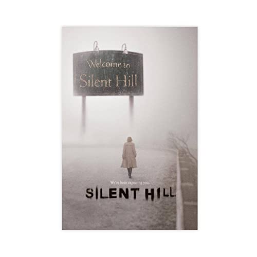 NEDOES Silent Hill Filmposter auf Leinwand, Schlafzimmer, Dekoration, Sport, Landschaft, Büro, Raumdekoration, Geschenk, ungerahmt, 40 x 60 cm von NEDOES