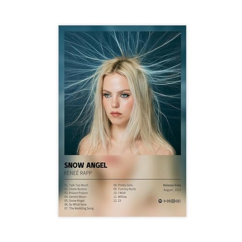 NEDOES Snow Angel – Musikalbum, Poster, Leinwand, Poster, Schlafzimmer, Dekoration, Sport, Landschaft, Büro, Raumdekoration, Geschenk, ungerahmt, 60 x 90 cm von NEDOES