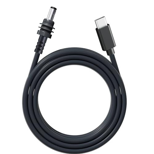 Nedul Starlink Mini USB C auf DC Stromkabel, Starlink Mini Type-C auf Stromkabel, PD 20 V Typ-C Eingang auf DC-Stecker, wasserdicht, kompatibel mit 65 W + PD 20 V Protokollnetzteil/Quelle (2 m) von NEDUL