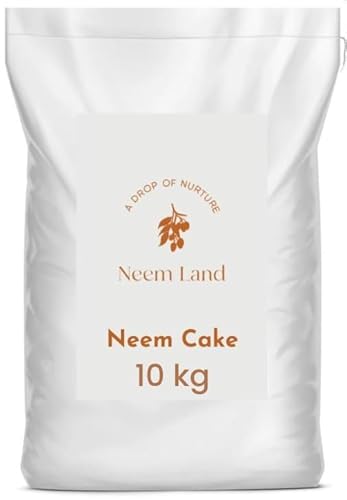 Bio Neem Kuchen 10kg - Natürliches Düngemittel und Bodenverbesserer, Ökologischer Schutz für Pflanzen, Stärkt Wurzeln & fördert Gesundes Pflanzenwachstum von NEEM LAND