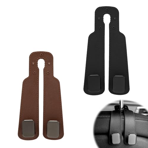 NEERIX 2 Stücke Auto Lagerung Haken,Universal Auto Kopfstütze Haken,2 In 1 Car Headrest Hidden Hook,Autositz Organizer für Geldbörsen, Taschen, Mäntel und mehr NEERIX 2 Stücke Auto Lagerung Haken,Universal Auto Kopfstütze Haken,2 In 1 Car Headrest Hidden Hook,Autositz Organizer für Geldbörsen, Taschen, Mäntel und mehr von NEERIX