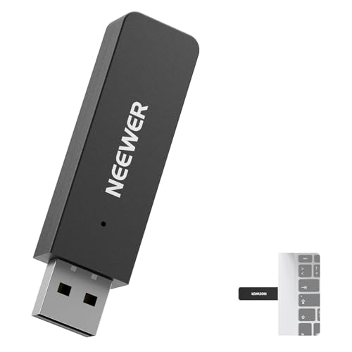 NEEWER Bluetooth USB Transmitter für PC & Mac, NW-BT USB Dongle Trigger Remote Control für NEEWER Control Center, Bluetooth LED Video Lights & Ring Lights, Kompatibel mit Windows & MacOS von NEEWER