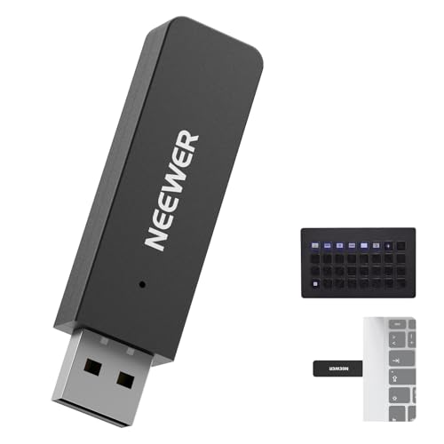 NEEWER Bluetooth USB Transmitter für PC & Mac, NW-BT USB Dongle Trigger Remote Control für NEEWER Control Center, Bluetooth LED Video Lights & Ring Lights, Kompatibel mit Windows & MacOS NEEWER Bluetooth USB Transmitter für PC & Mac, NW-BT USB Dongle Trigger Remote Control für NEEWER Control Center, Bluetooth LED Video Lights & Ring Lights, Kompatibel mit Windows & MacOS von NEEWER