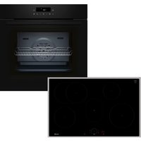 NEFF Backofen-Set "B2CCJ7AK3" mit Teleskopauszug nachrüstbar Pyrolyse-Selbstreinigung mit pyrolytischer Selbstreinigung von NEFF