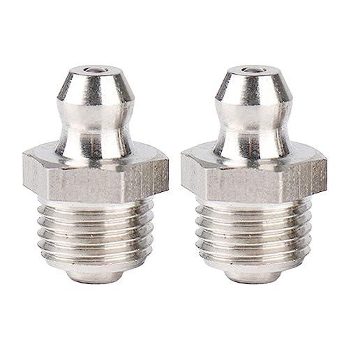 2 Stück Spitzen M10 X 1 Gewinde Für 15,5 X 10,5 Mm, Einfache Installation, Gerader Schmiernippelsatz von NEFLUM