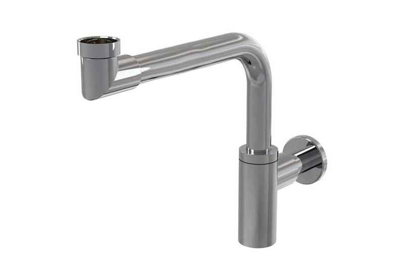 NEG Ablaufgarnitur NEG Raumspar-Siphon NX65R (rund) (65R) Hochglanz von NEG