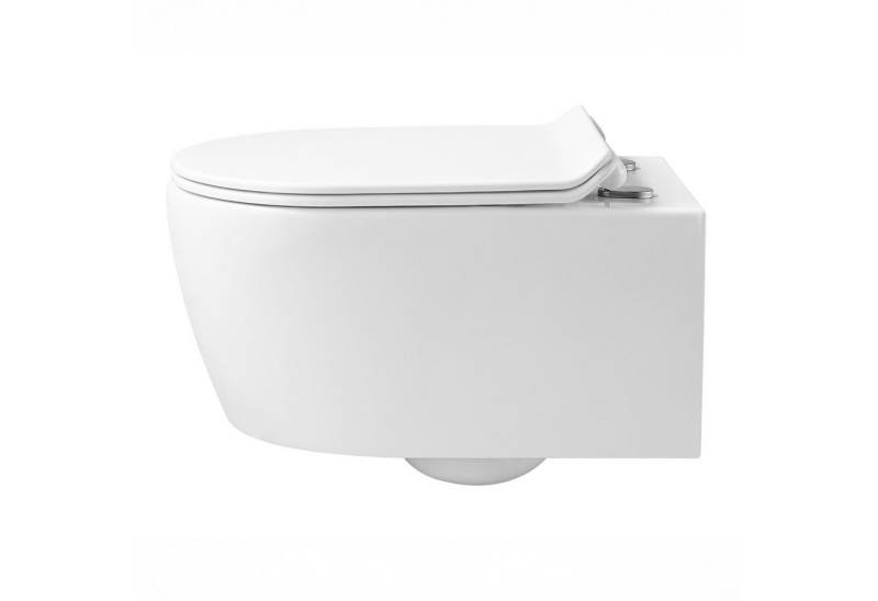 NEG Tiefspül-WC NEG Hänge-WC Uno55T 360° mit Tornad00 Spülung, Wandmontage, Verdeckte Montage von NEG