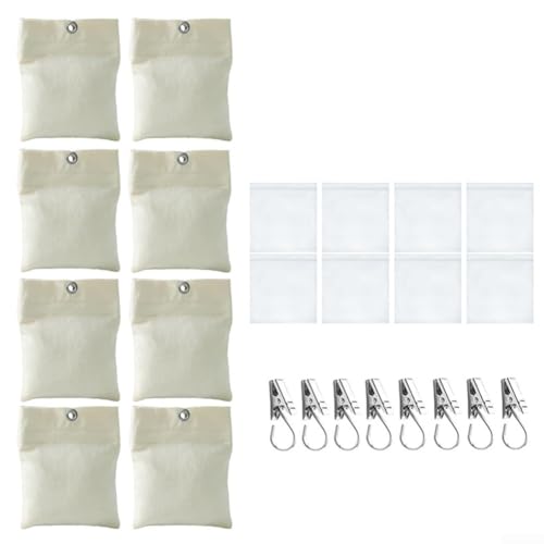 8 Stück Outdoor-Vorhang-Gewichtstaschen mit 425 g Kapazität für effektiven Windwiderstand zur Sicherung von Outdoor-Vorhängen und Tischdecken von NEIQIUWING