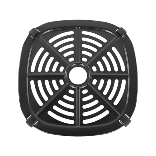 Crispy Cooking Made Easy Air Fryer Grill Pan with Rubber Bumpers Designed for Compact Ovens and Fryers (17.5×17.5cm) von NEIQIUWING