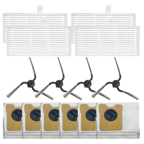 Für eufy C10 Roboter-Staubsaugerzubehör-Set, inklusive Filter, Staubbeutel und Seitenbürsten zur Pflege sauberer Oberflächen von NEIQIUWING