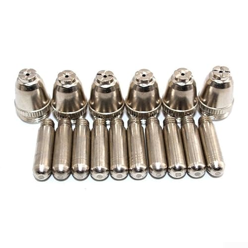 Hochleistungs-Plasmaschneider-Taschenlampen-Set für WSD60 SG55, enthält 26, 60, 100 Stück Optionen von Kupfer und Keramik Verbrauchsmaterialien (26 Stück) von NEIQIUWING