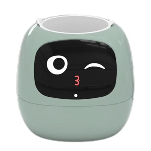 Intelligenter Blumentopf mit interaktivem Display, eine unterhaltsame und ansprechende Art, Pflanzen zu pflegen (grün) von NEIQIUWING