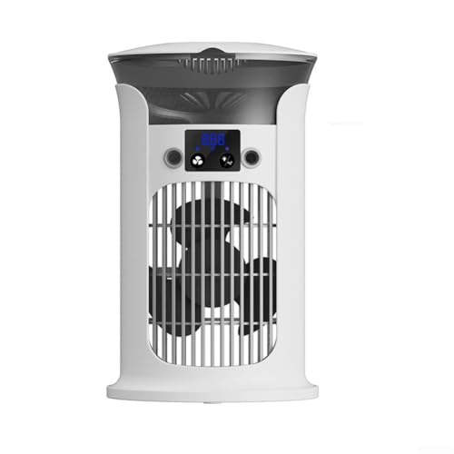 Mobile Klimageräte Mini Luftkühler,USB Mobile Klimaanlage,Air Cooler, Luftbefeuchter, Tragbare Klimaanlage Luftkühler für Büro,Mit 880ML Wassertank 3 Geschwindigkeiten,20db von NEIQIUWING