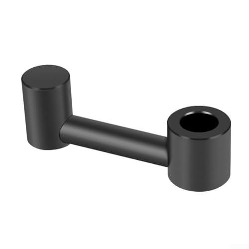 NEIQIUWING Robuster Auto-Kopfstützenhaken für mühelose Organisation des Rücksitzraums, Aluminiumkonstruktion (schwarz) von NEIQIUWING