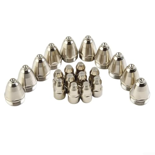 Plasmaschneid-Verbrauchsmaterial Kit 20 Stück Elektrodendüse für P80 60A 80A 100A (1,1 mm) von NEIQIUWING