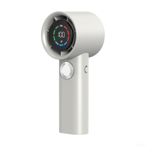 Tragbarer USB-Windventilator mit 9M/S Windgeschwindigkeit und Digitalanzeige für optimale Kühlleistung von NEIQIUWING