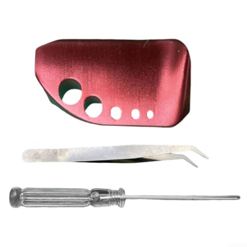 Verbessern Sie Ihr Angel-Setup mit dieser essentiellen Metall-Pressplatte für ABU Baitcast-Rollen Serie (rot) von NEIQIUWING