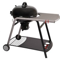 Holzkohlegrill Pyla mit rechteckiger Platte - L. 102 cm - Neka - Schwarz von NEKA