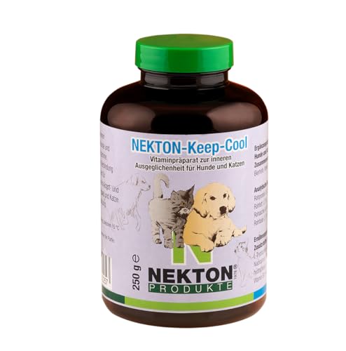 NEKTON-Keep-Cool | Vitaminpräparat auf natürlicher Basis für nervöse und ängstliche Hunde & Katzen | Made in Germany (250g) von NEKTON