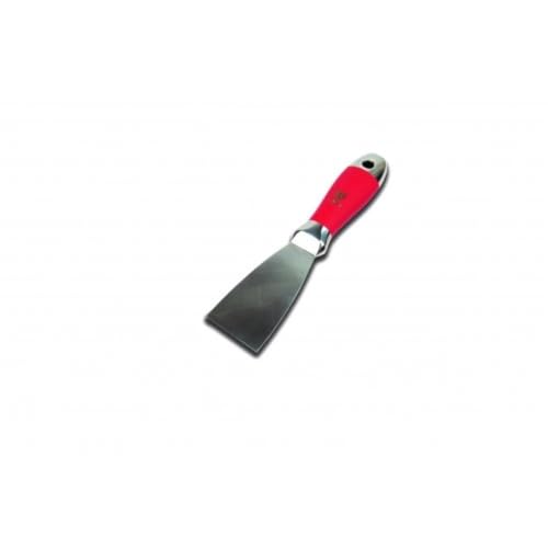 NELA Ganzmetall-Malerspachtel Edelstahl rostfrei 50 mm (2") Handspachtel Gipserspachtel Stuckateurspachtel von Nela