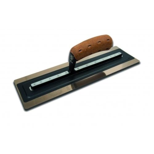 NELA Premium NELAFLEX II Glättekelle 355 x 110mm rostfrei mit Versiegelung Glättkelle Traufel Glätter Made in Germany von Nela