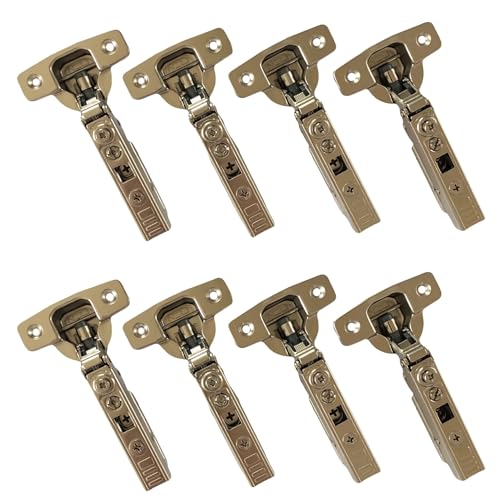 NELI 8er-Set Scharniere mit Softclose (neu) passend für Metod (wie UTRUSTA Scharniere) von NELI