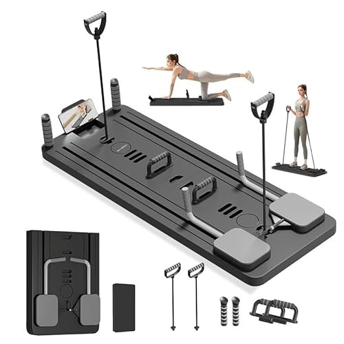 NELLN Pilates Gerät Für Zuhause,Pilates-Shaper-Set, 4-In-1-Pilates-Shaper, LED-Zähler + Automatische Rückprallrolle, Geeignet Für Heimtraining/Büro/Wohnheim Black NELLN Pilates Gerät Für Zuhause,Pilates-Shaper-Set, 4-In-1-Pilates-Shaper, LED-Zähler + Automatische Rückprallrolle, Geeignet Für Heimtraining/Büro/Wohnheim Black von NELLN