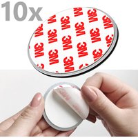 10x NX1 Quickfix Magnet Halterung Magnetbefestigung Magnethalterung für Rauchmelder / Funkrauchmelder / Rauchmelder - Nemaxx von NEMAXX