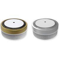 M1-Mini Rauchmelder Silber, Gold – 10 Jahre Batterie & din en 14604 geprüft von NEMAXX