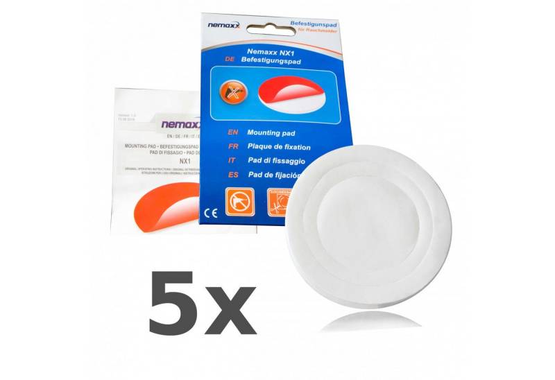 NEMAXX Selbstklebende Befestigungspads für Rauchwarnmelder – 5er Set Rauchmelder NEMAXX Selbstklebende Befestigungspads für Rauchwarnmelder – 5er Set Rauchmelder von NEMAXX