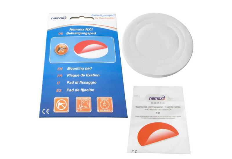 NEMAXX Selbstklebende Befestigungspads für Rauchwarnmelder Rauchmelder von NEMAXX
