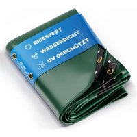 Premium Abdeckplane Wasserdicht [400x800cm] – uv Beständige [650 g/m²] lkw Plane mit Ösen, pvc Gewebeplane für Holz, Garten, Dach & Bau – Winterfeste von NEMAXX