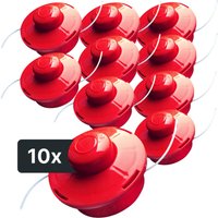 Fadenkopf für Motorsense [fadenkopf M10 gewinde] – Fadenspule Rasentrimmer Mähkopf – Trimmer Kopf Spule für Motorsense – Freischneider Spule von NEMAXX