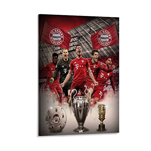 NENBN Bayern München Poster dekoratives Gemälde auf Leinwand, Wandkunst, Wohnzimmer, Poster, Schlafzimmer, Gemälde, 40 x 60 cm von NENBN