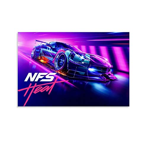 NENBN Need For Speed Heat Leinwand-Kunst-Poster und Wandkunstdruck, modernes Familienschlafzimmerdekor, 40 x 60 cm von NENBN