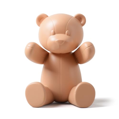 NENBOLEC Bär Dekor Figuren Modern Skulptur Arts Tier Statue Geschenk Polyresin Braun 21cm von NENBOLEC