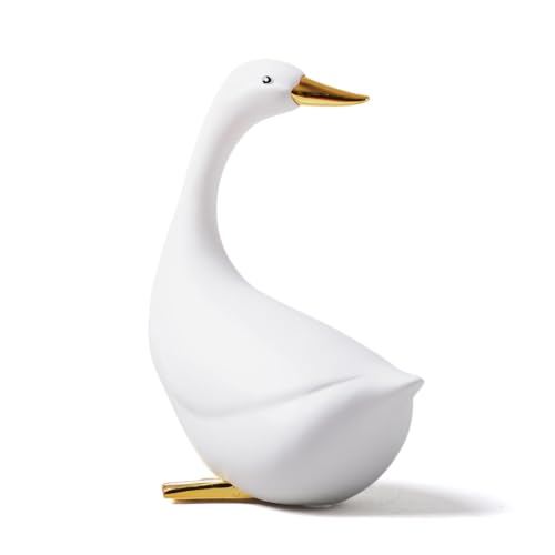 NENBOLEC Ente Skulpturen Dekor Modern Arts Statue Tier Geschenk Figuren Polyresin 20cm von NENBOLEC